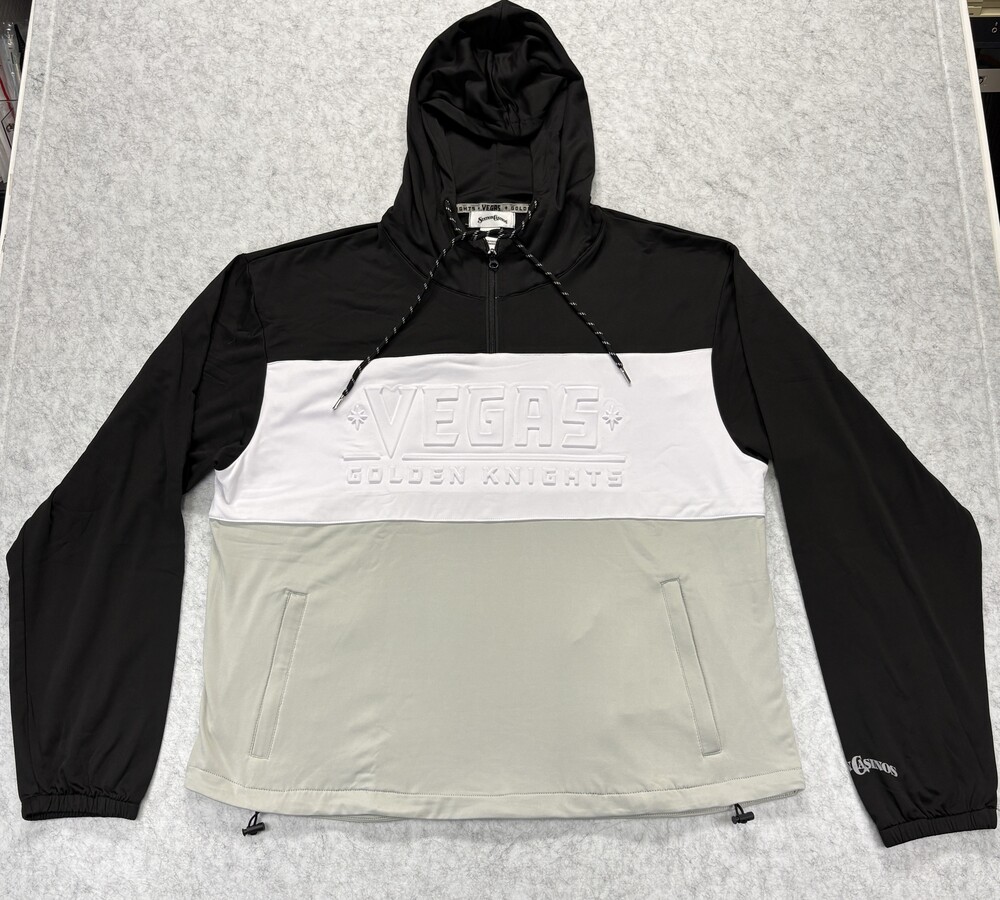 Vegas Golden Knights Quarter-Zip Hoodie XL Station Casinos Promo NWOT